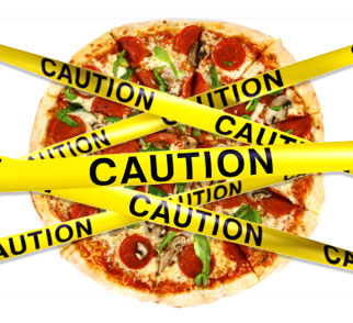 Caution! Pizza